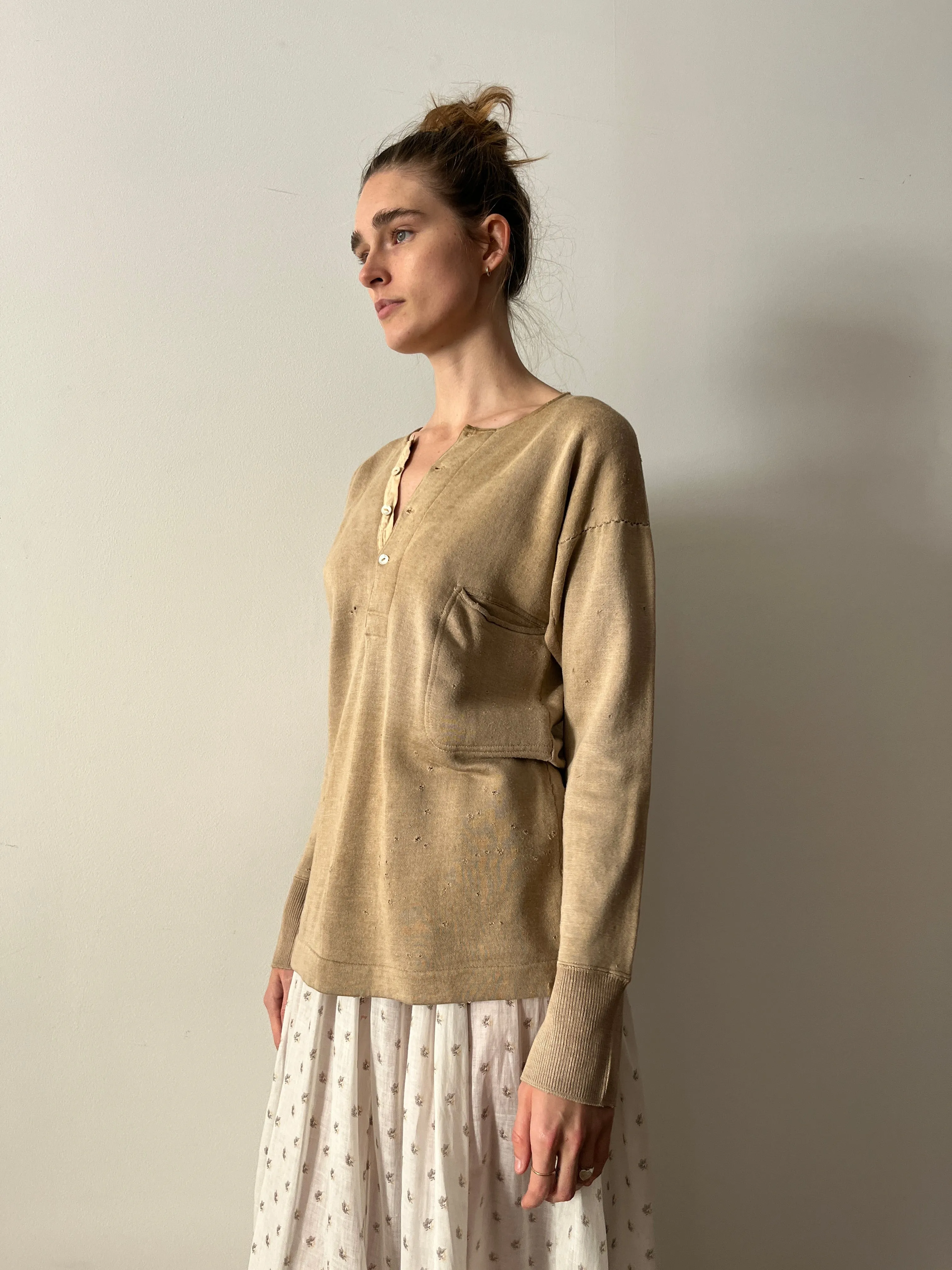 1930s Japanese Thermal Henley