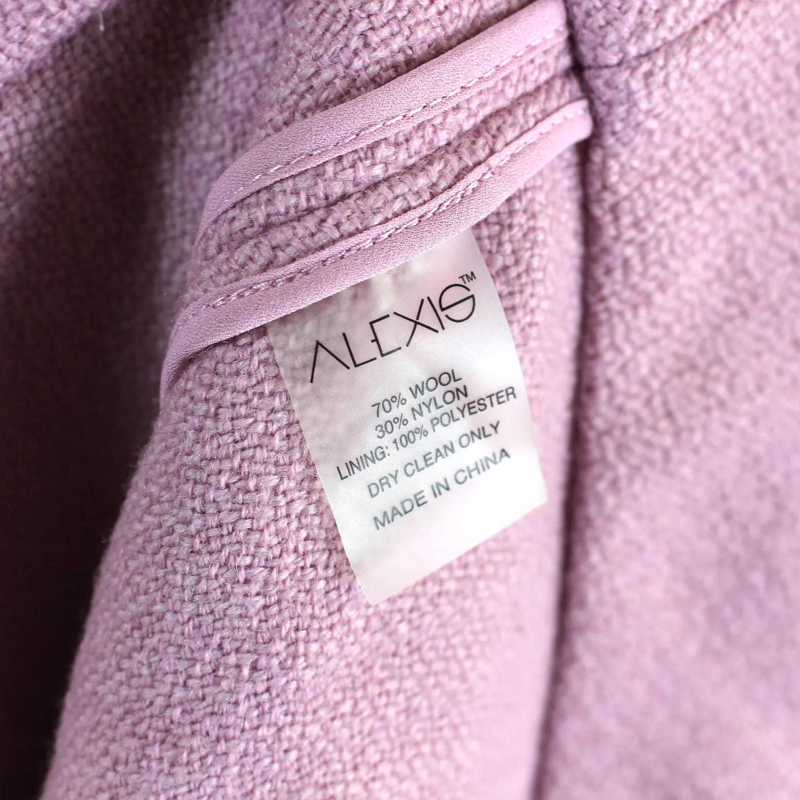 Alexis Wool Blend Peplum Coat