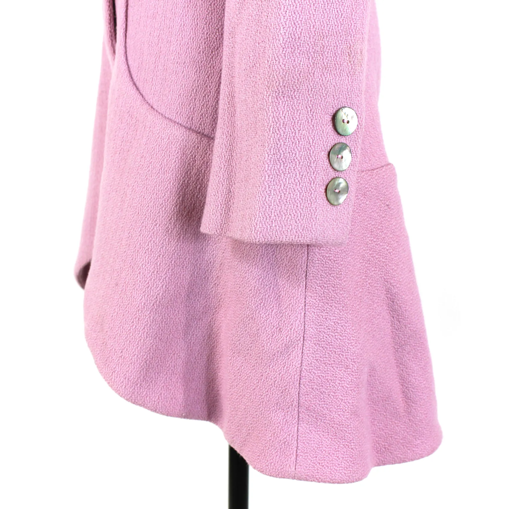 Alexis Wool Blend Peplum Coat