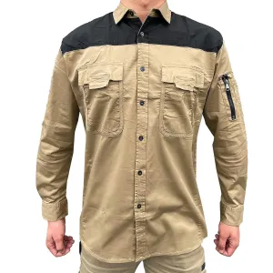 Big Bee Men's Work Shirts, Stretch Cotton