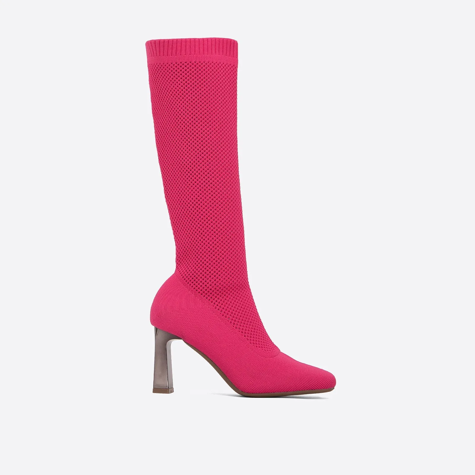binfenxie- Women Chunky Heeled High Boots
