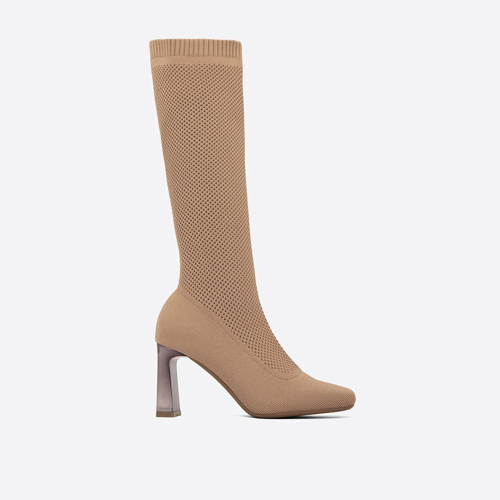 binfenxie- Women Chunky Heeled High Boots