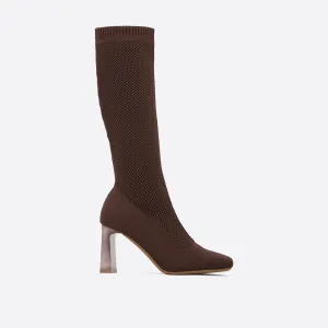 binfenxie- Women Chunky Heeled High Boots