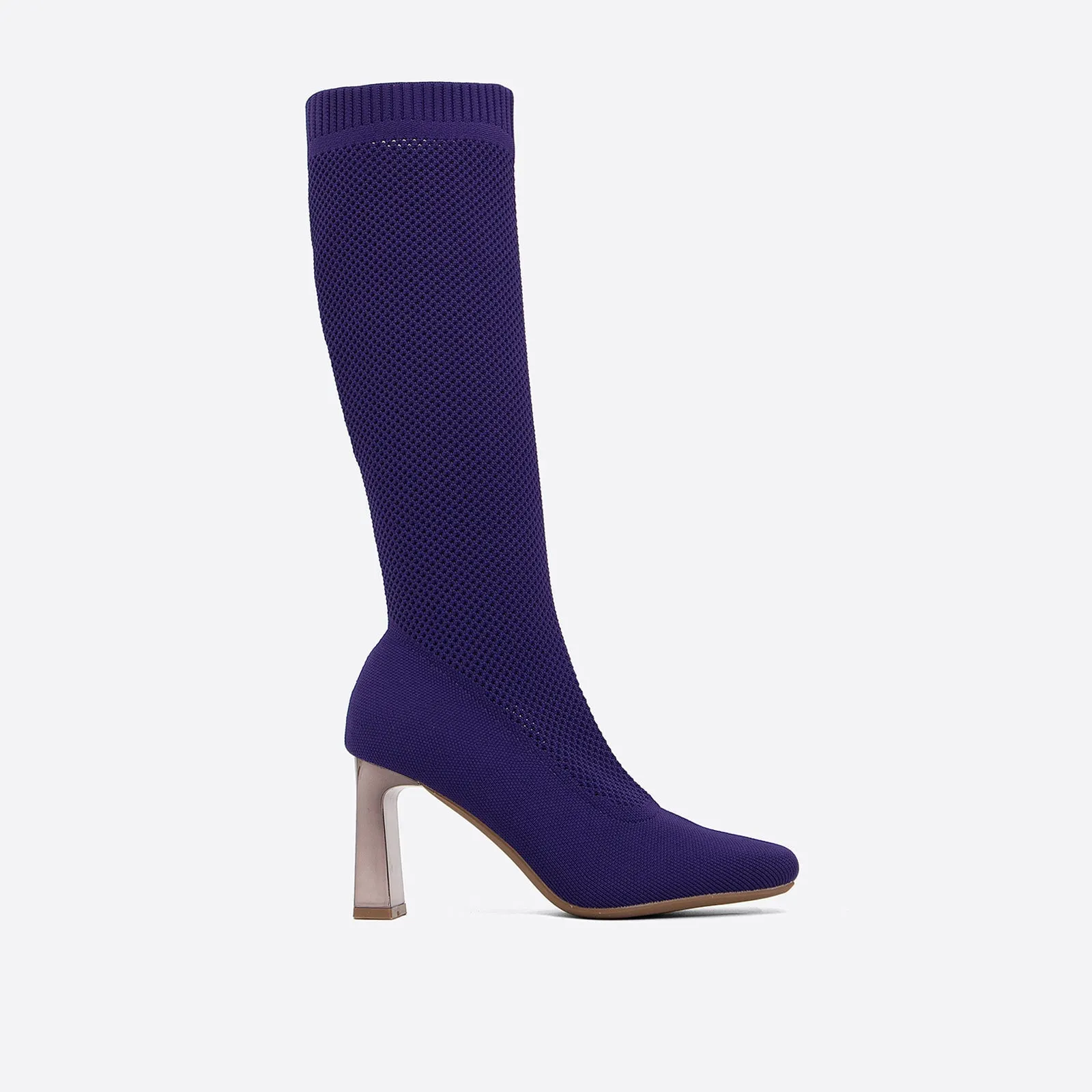binfenxie- Women Chunky Heeled High Boots