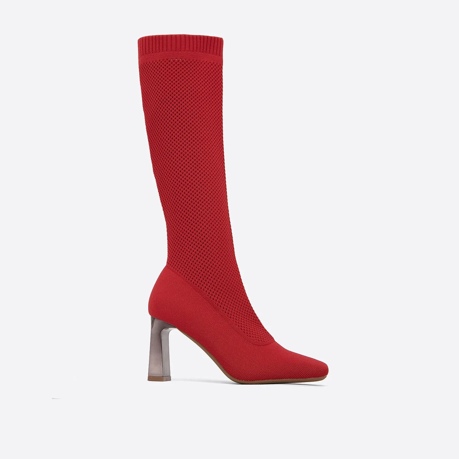 binfenxie- Women Chunky Heeled High Boots