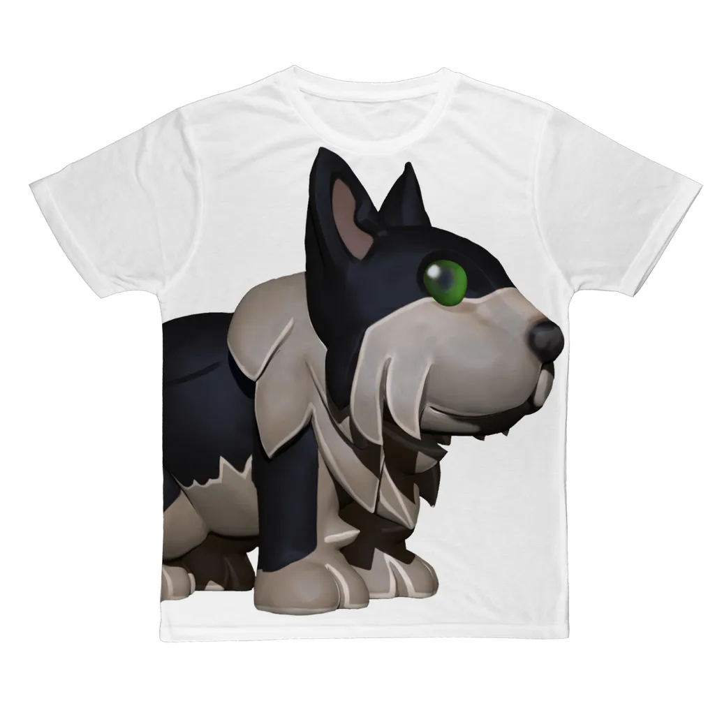 Black Dog Classic Sublimation Adult T-Shirt