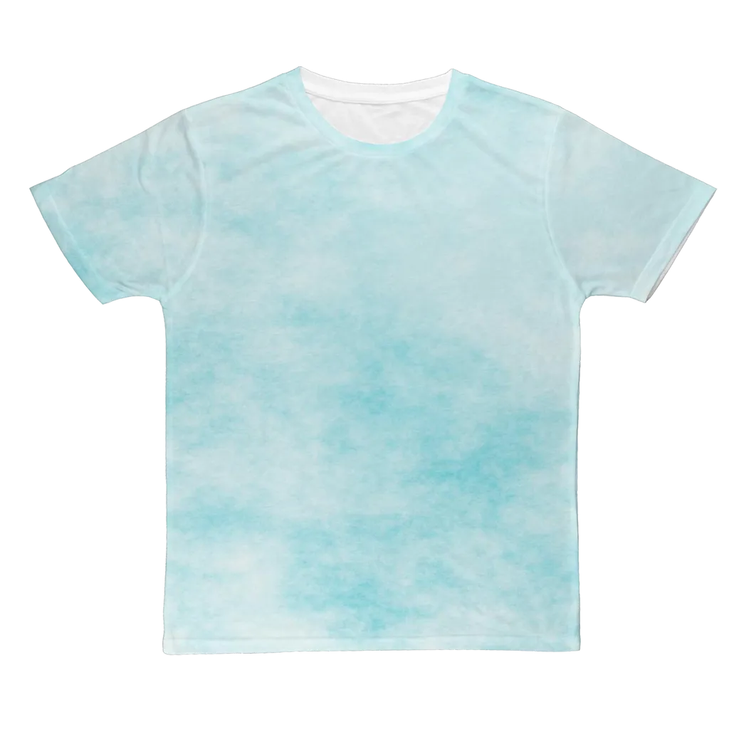 Blue Clouds Classic Sublimation Adult T-Shirt