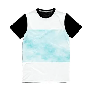 Blue Clouds Classic Sublimation Panel T-Shirt