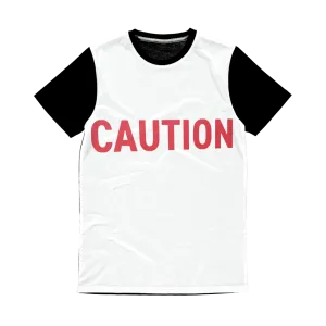 Caution Classic Sublimation Panel T-Shirt