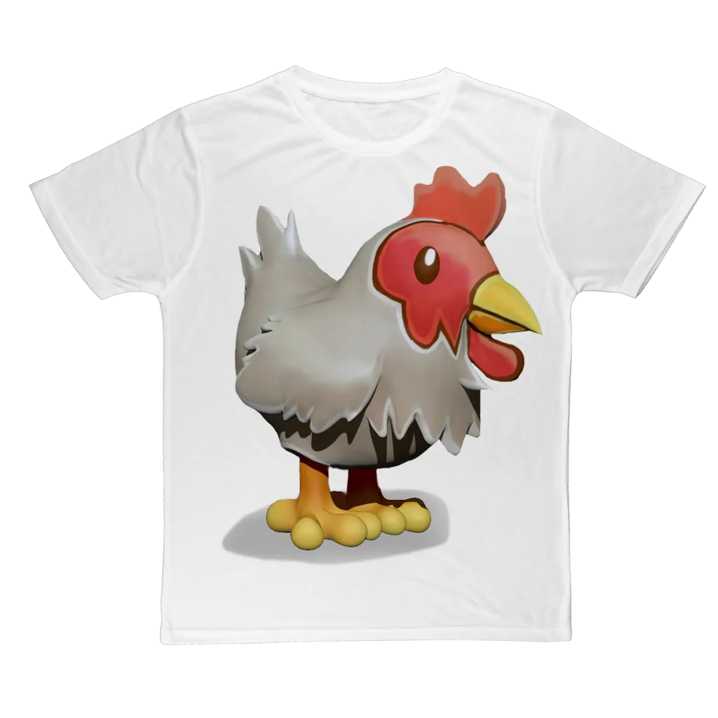 Chicken Classic Sublimation Adult T-Shirt