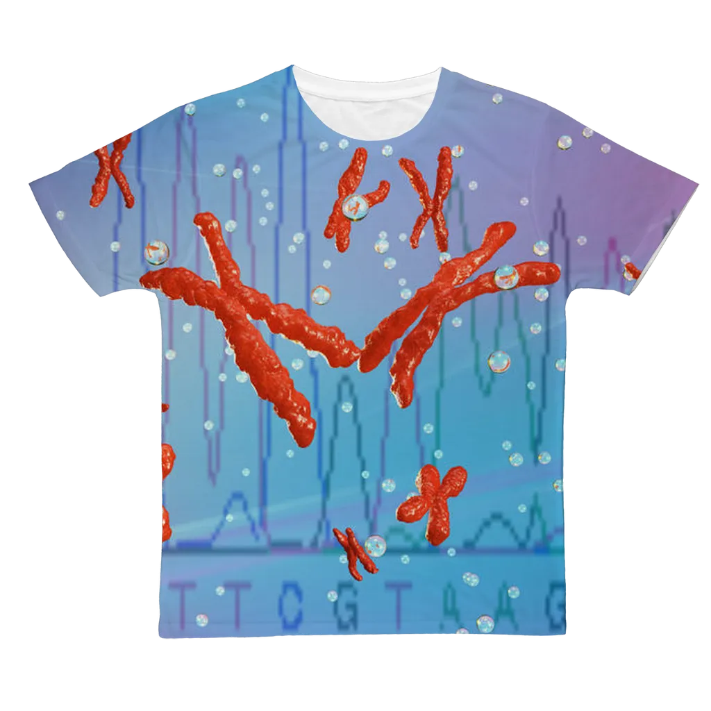 Chromosomes Classic Sublimation Adult T-Shirt