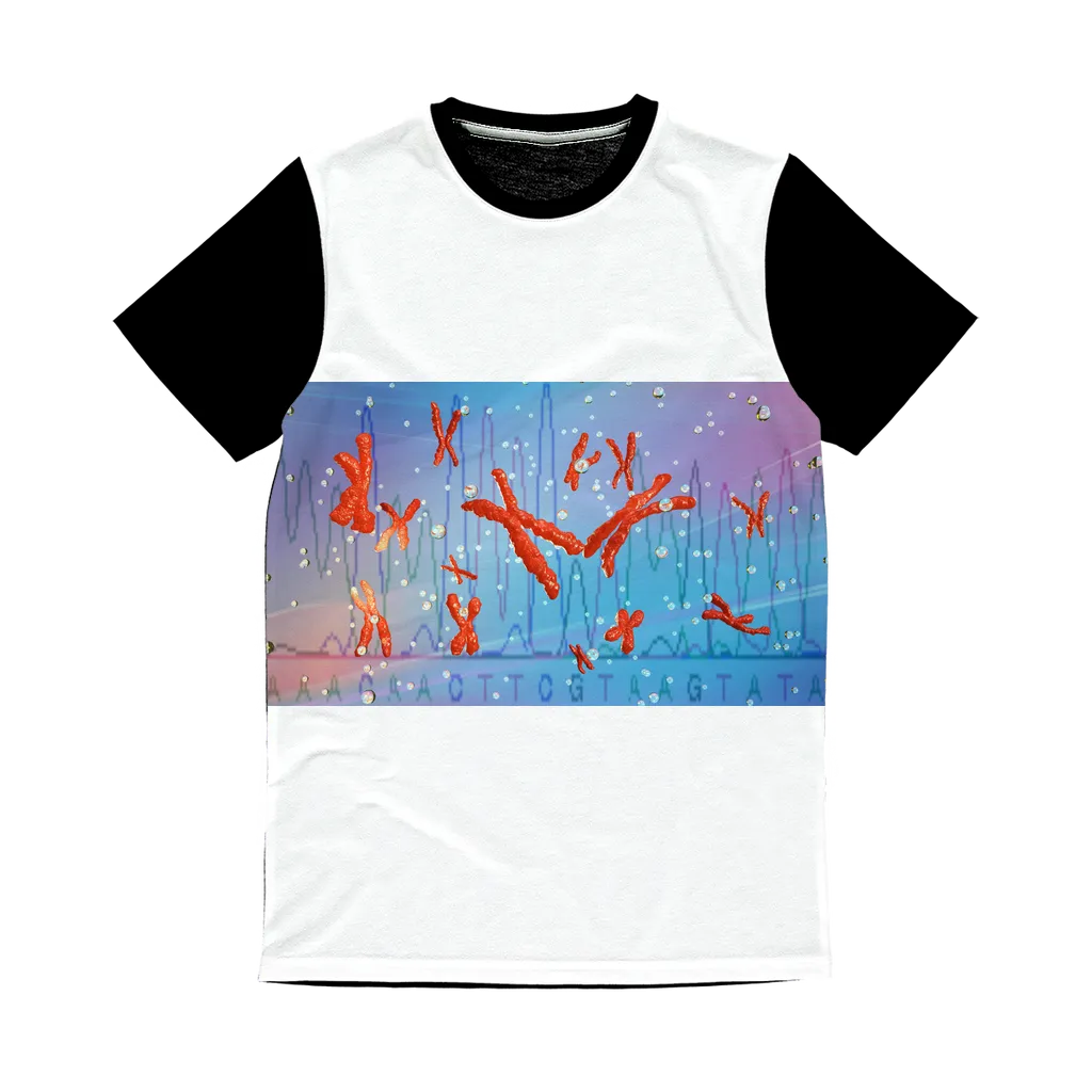 Chromosomes Classic Sublimation Panel T-Shirt