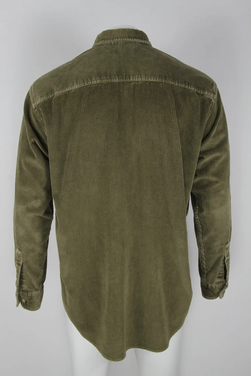 Chunky Elephant cord shirt with two pockets by LL. bean - XL