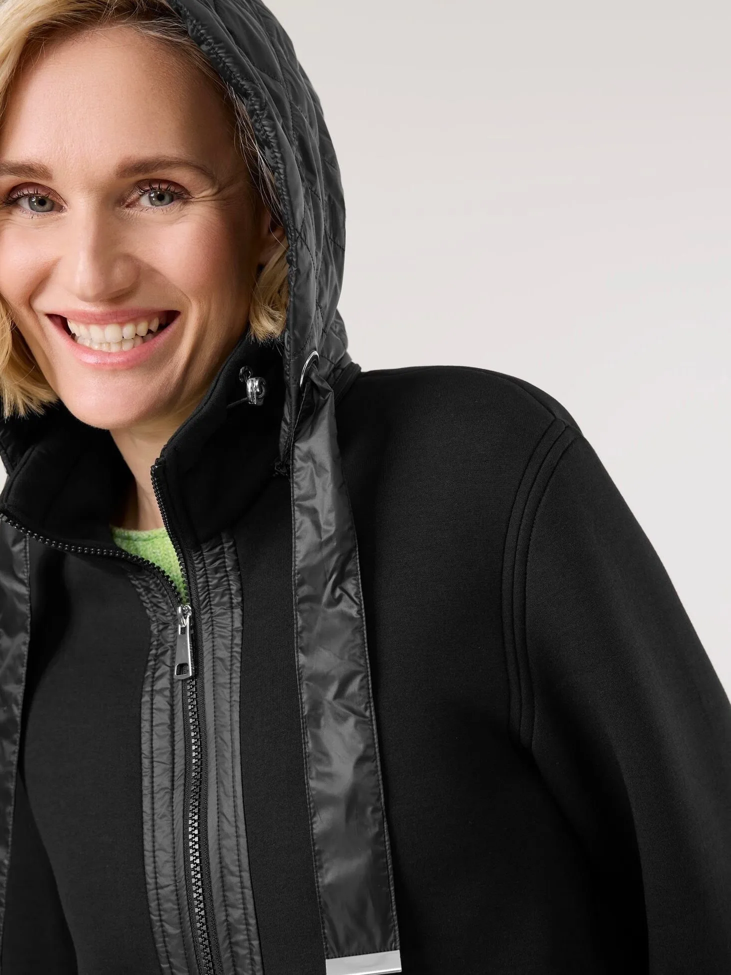 Coat with Detachable Hood