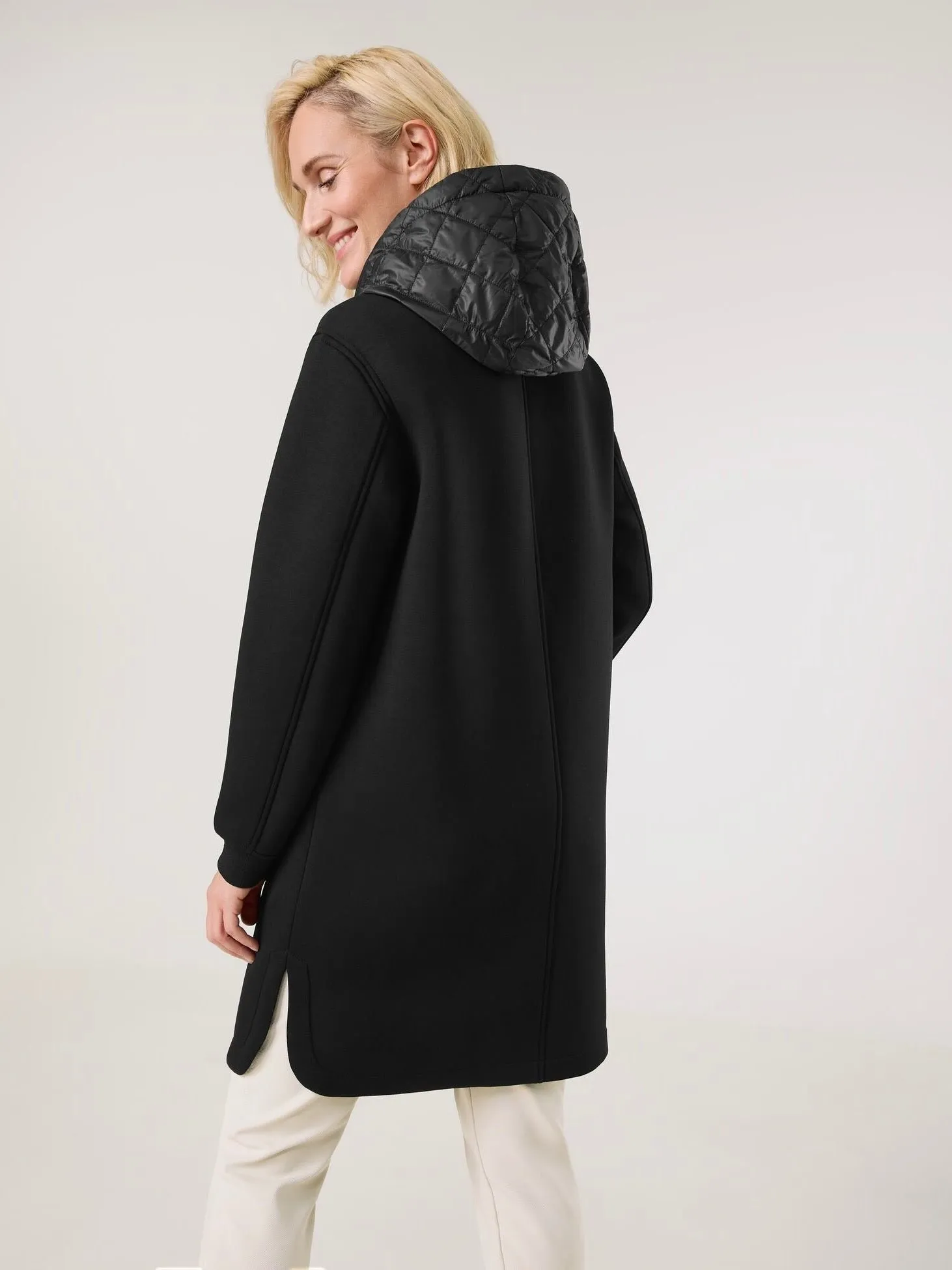 Coat with Detachable Hood