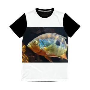Colorful Fish Classic Sublimation Panel T-Shirt