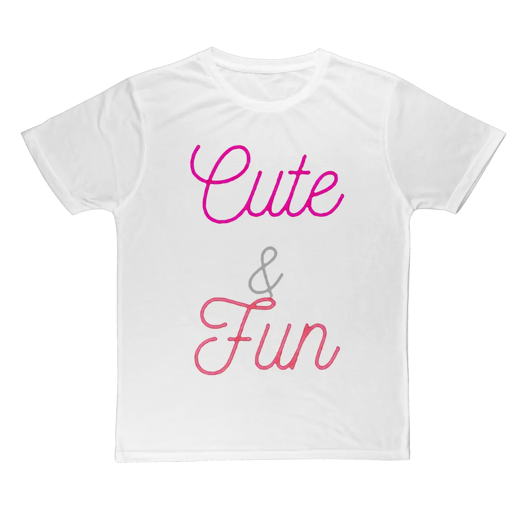 Cute and Fun Classic Sublimation Adult T-Shirt