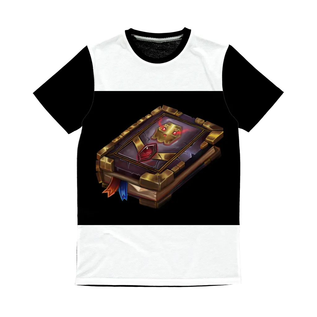 Death Spell Book Classic Sublimation Panel T-Shirt