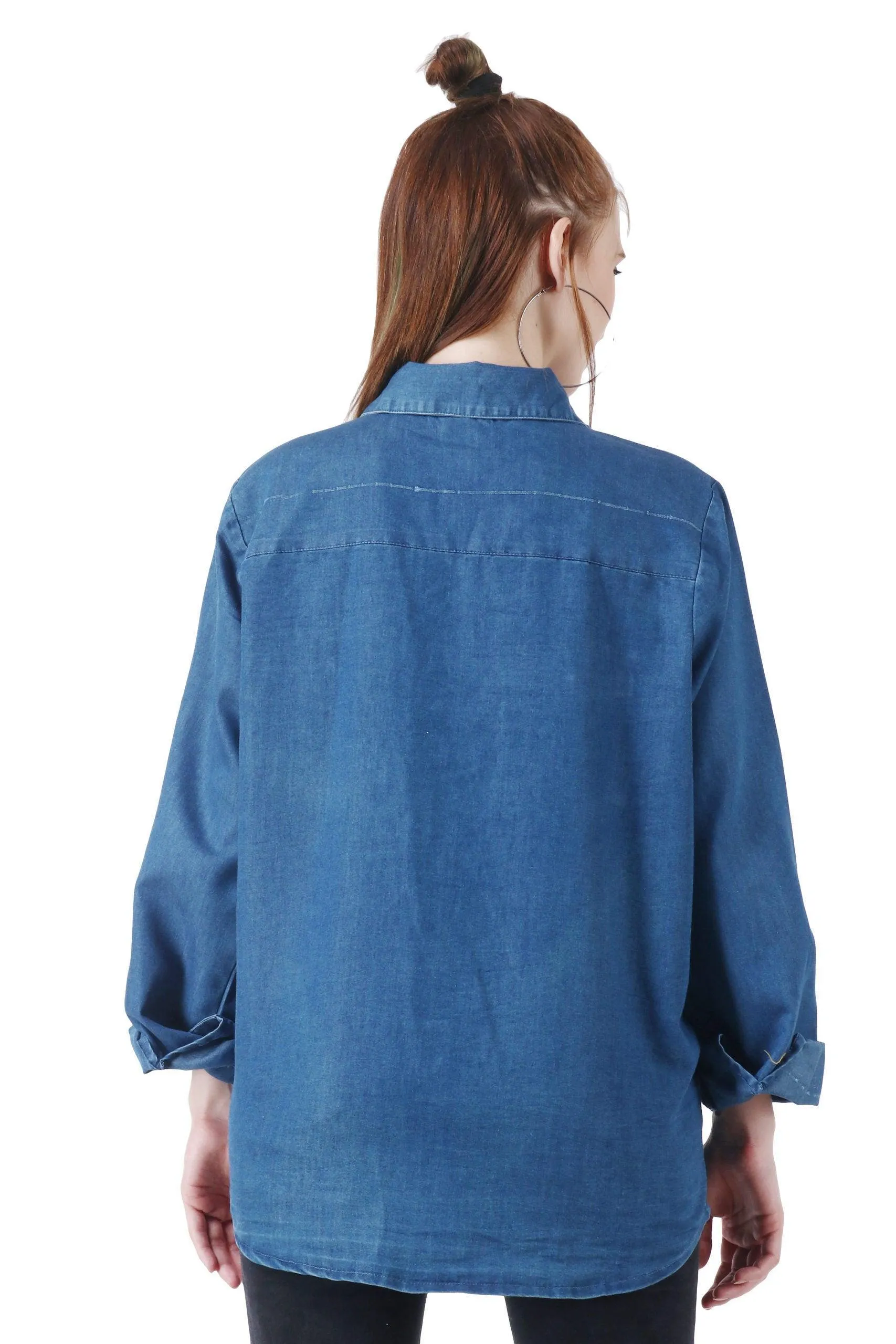Denim Long Shirt