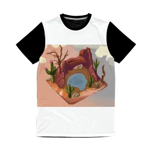 Desert Rocks Classic Sublimation Panel T-Shirt