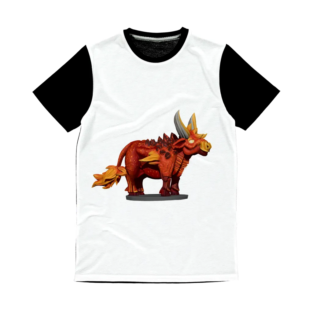 Fire Bull Classic Sublimation Panel T-Shirt