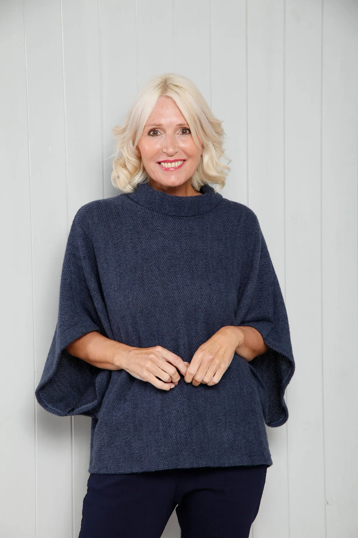 Goose Island 1165 Cowl Neck Poncho (13 Colours)