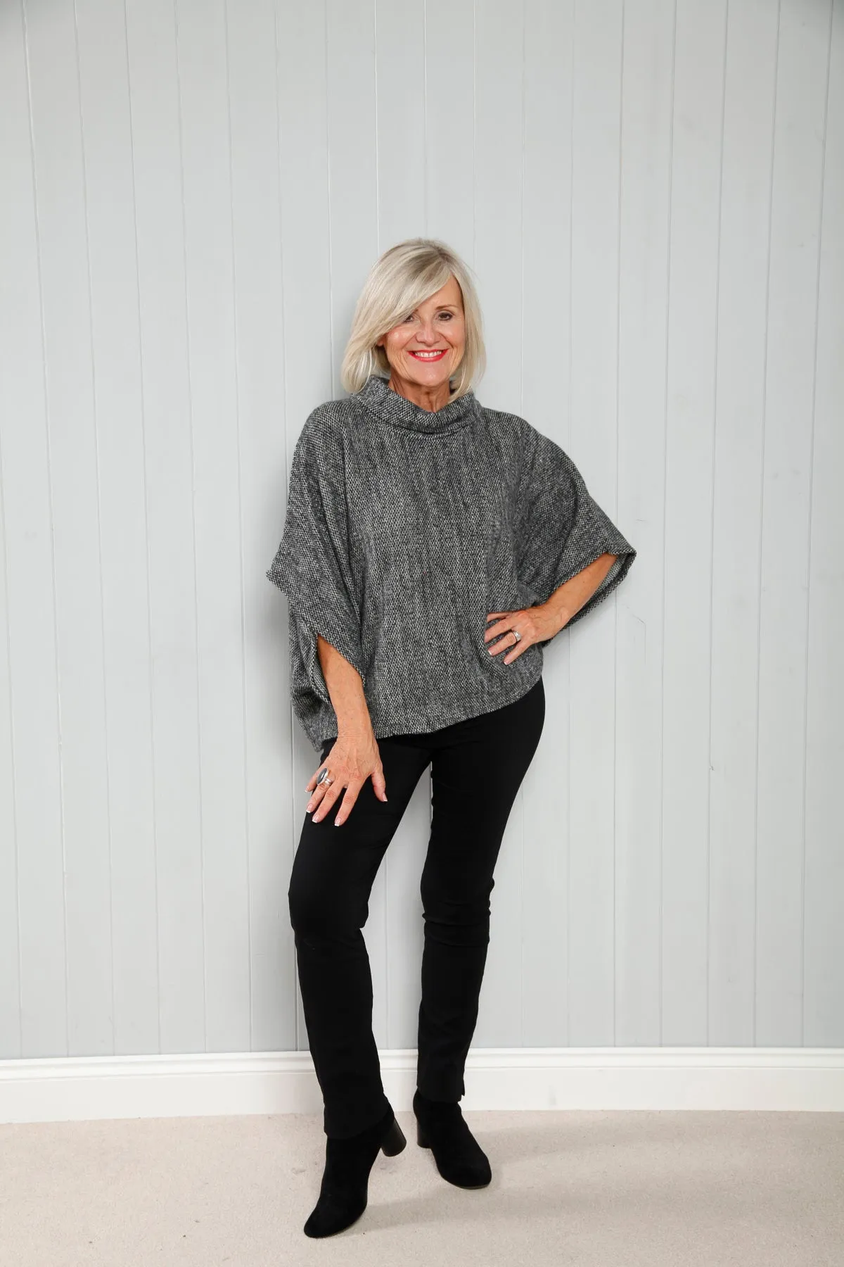 Goose Island 1165 Cowl Neck Poncho (13 Colours)