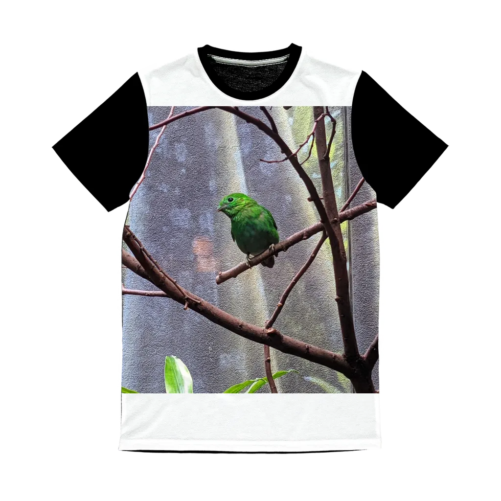 Green Bird Classic Sublimation Panel T-Shirt