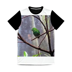 Green Bird Classic Sublimation Panel T-Shirt