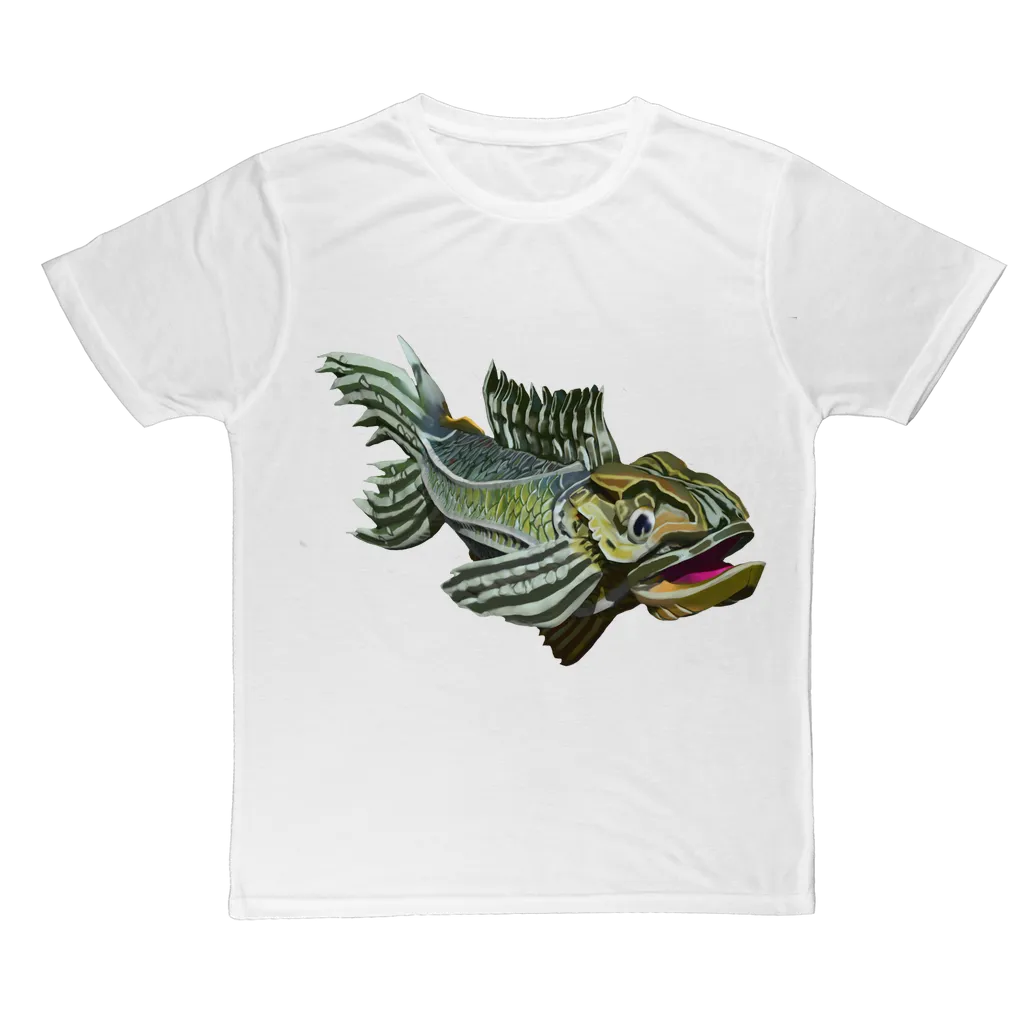 Green Fish Classic Sublimation Adult T-Shirt