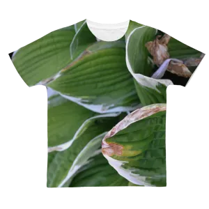 Green Leaves Classic Sublimation Adult T-Shirt