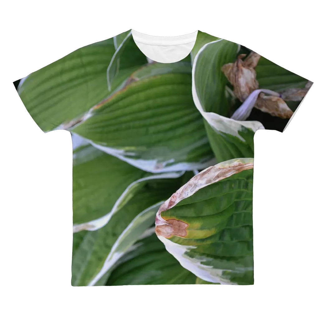 Green Leaves Classic Sublimation Adult T-Shirt
