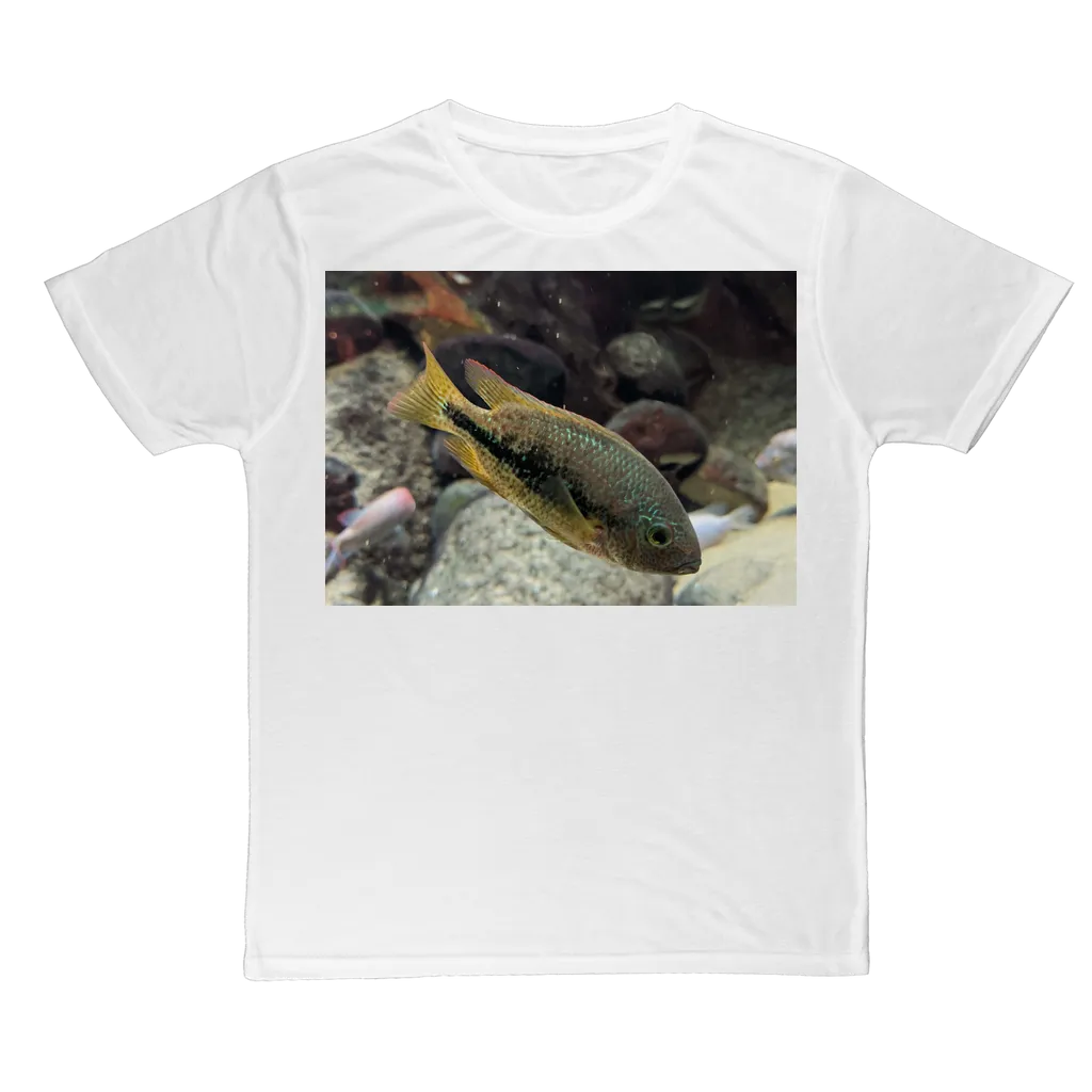 Green Orange Fish Classic Sublimation Adult T-Shirt