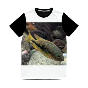 Green Orange Fish Classic Sublimation Panel T-Shirt