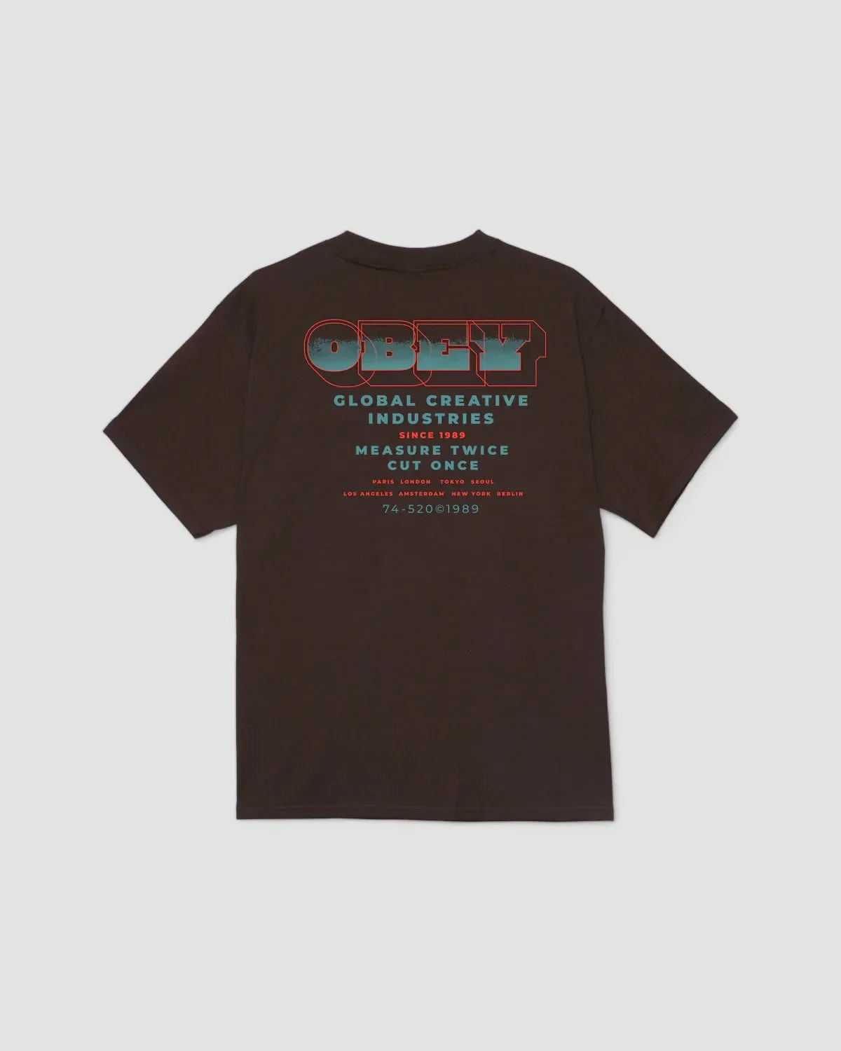 Measure Twice T-shirt - Brown