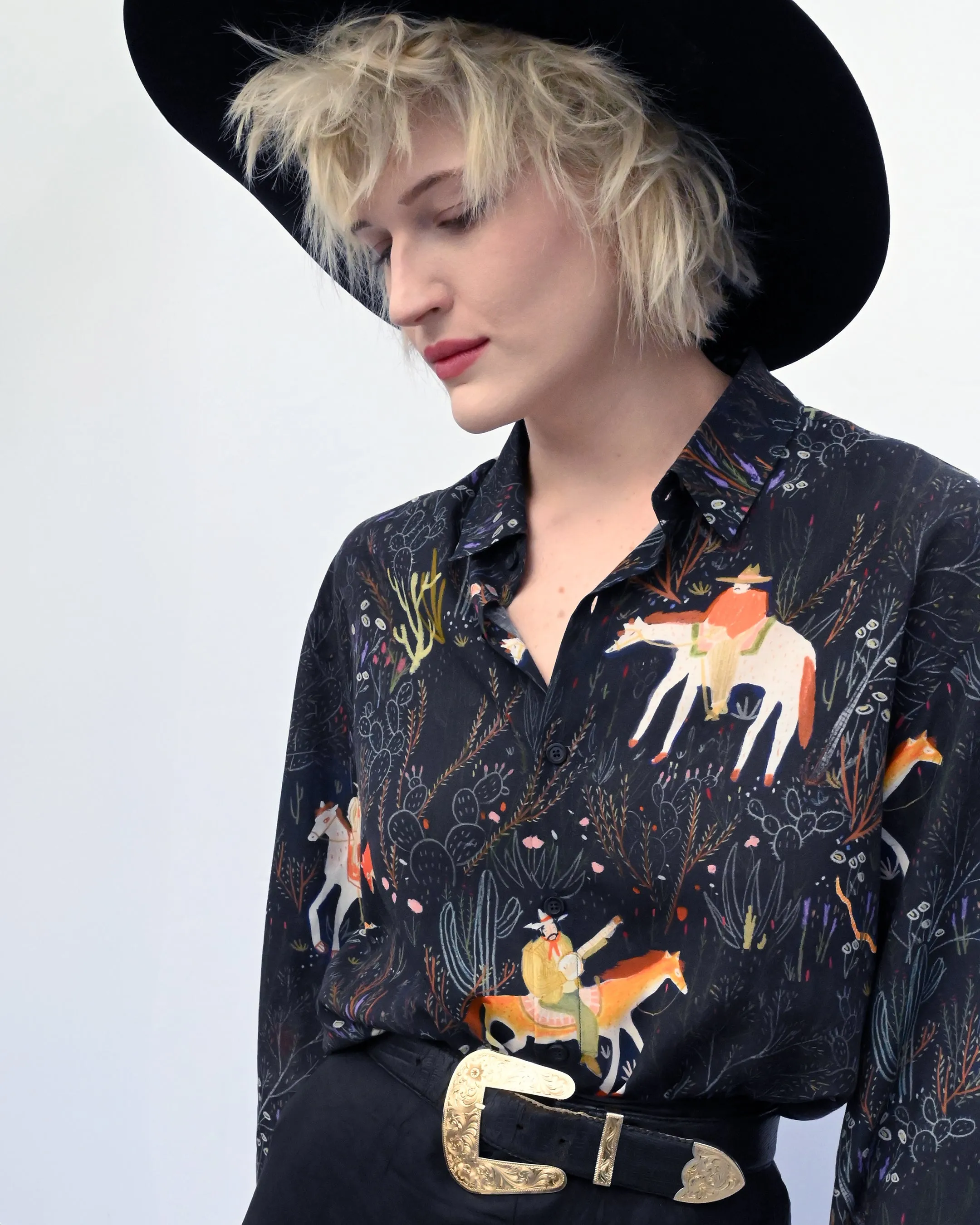 Melissa Lakey L/S Shirt | Navy