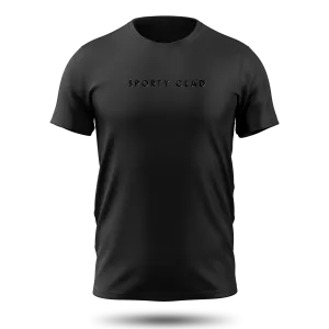 Men's Premium Cotton Black Short Sleeve T-Shirt