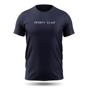 Men's Premium Cotton Blue Short Sleeve T-Shirt