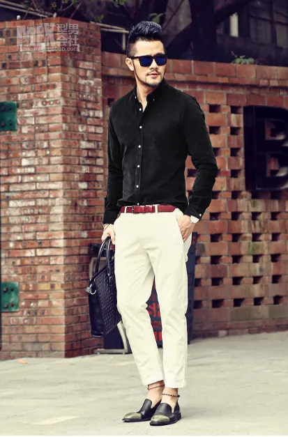 Men's Winter Long Sleeved Velvet Thermal Shirt