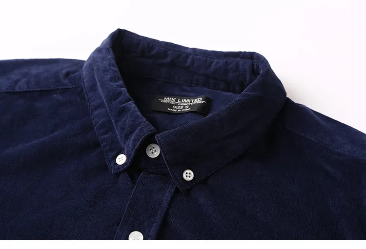 Men's Winter Long Sleeved Velvet Thermal Shirt
