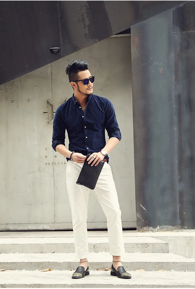 Men's Winter Long Sleeved Velvet Thermal Shirt
