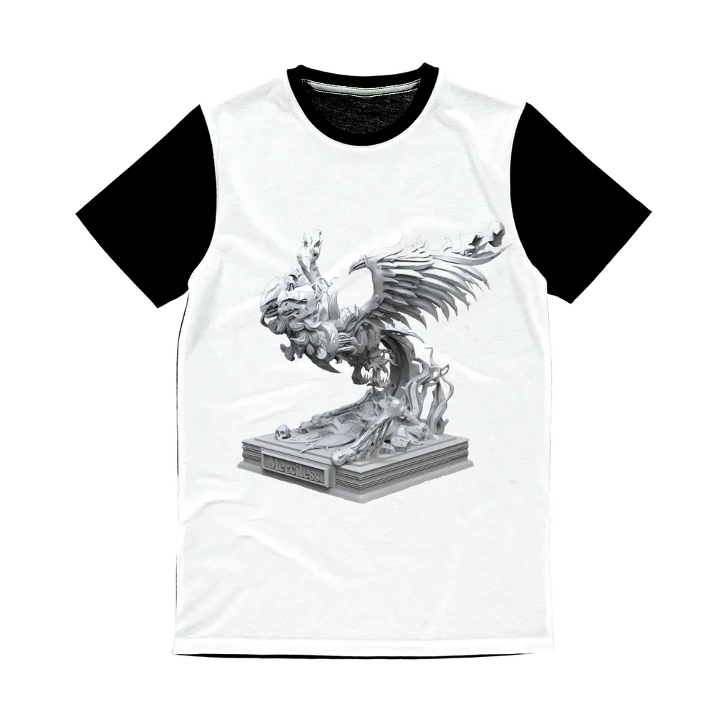 Merciless the Flaming SkyBird Classic Sublimation Panel T-Shirt