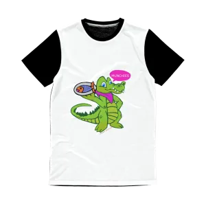 Munchies the Crocodile Classic Sublimation Panel T-Shirt