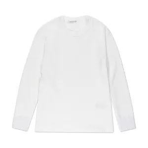 nanamica crew neck longsleeve thermal tee (white)