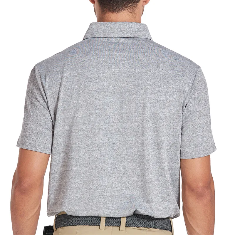 New Performance Fit Short Sleeve Golf Shirt Men Green