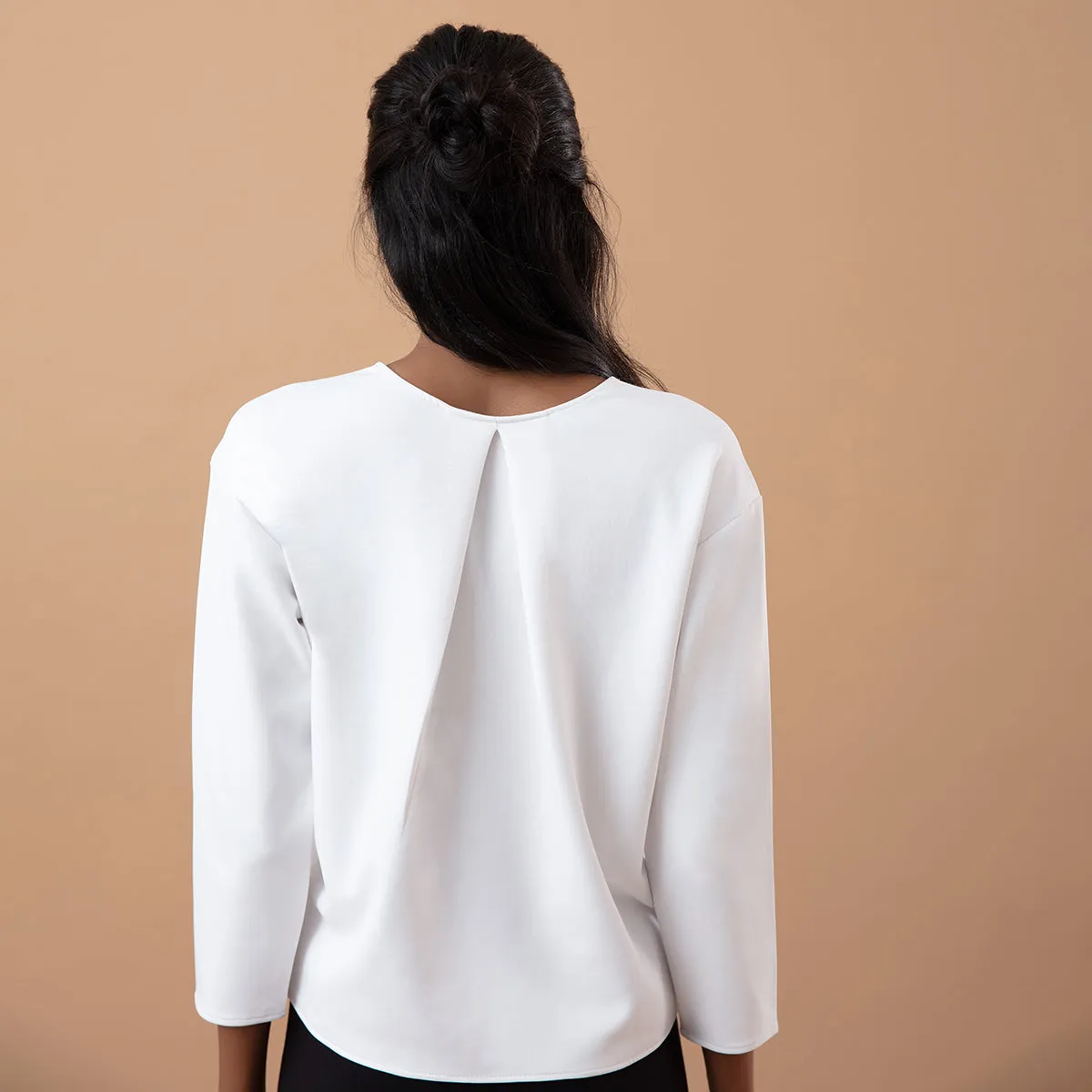 Nykd All Day Comfy Cozy Top-NYAT201-Optic White