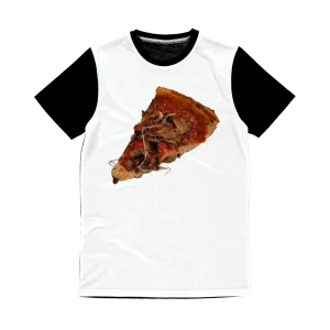 Pizza Classic Sublimation Panel T-Shirt