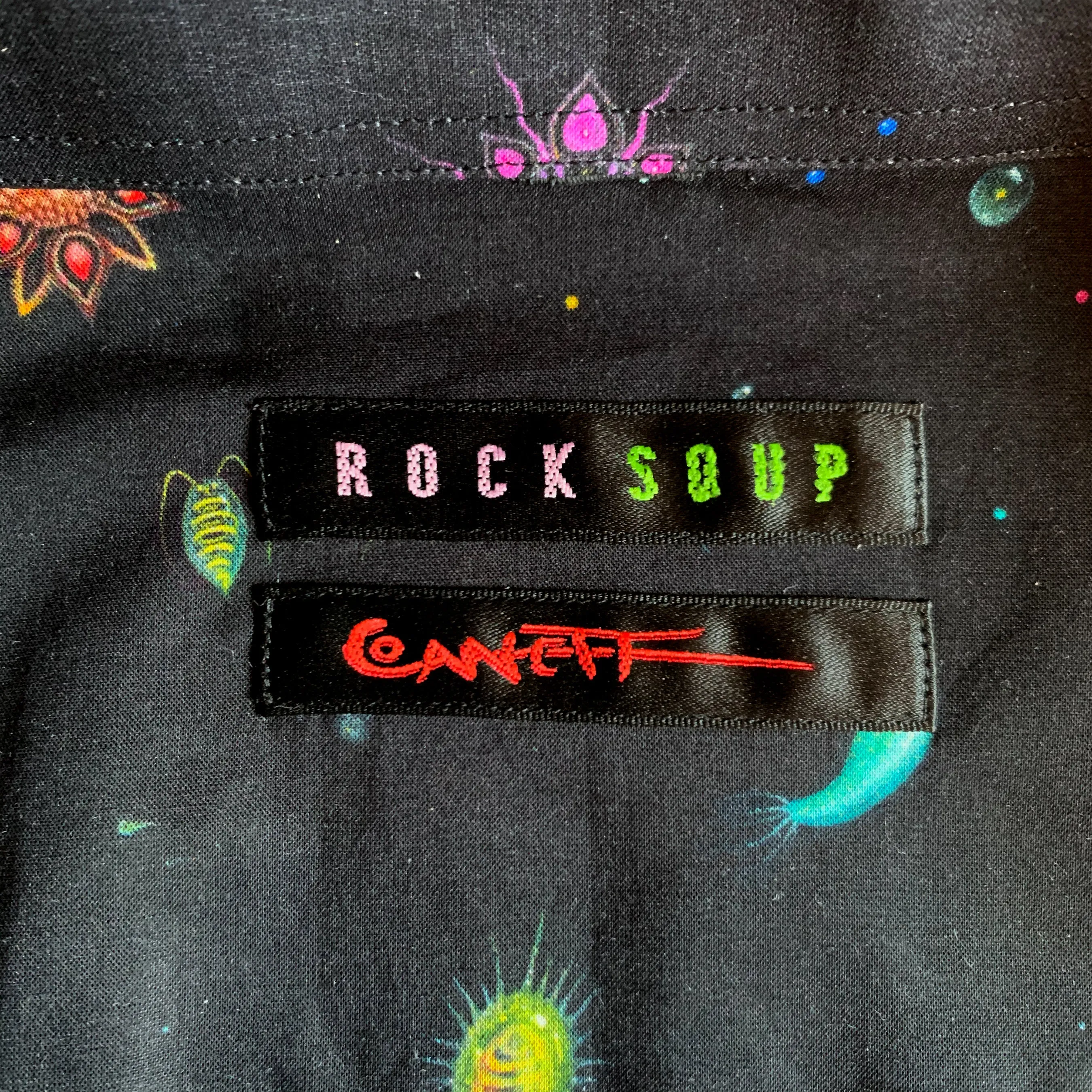 R.S. CONNETT SS Button-Down Shirt | Black