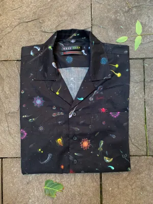 R.S. CONNETT SS Button-Down Shirt | Black