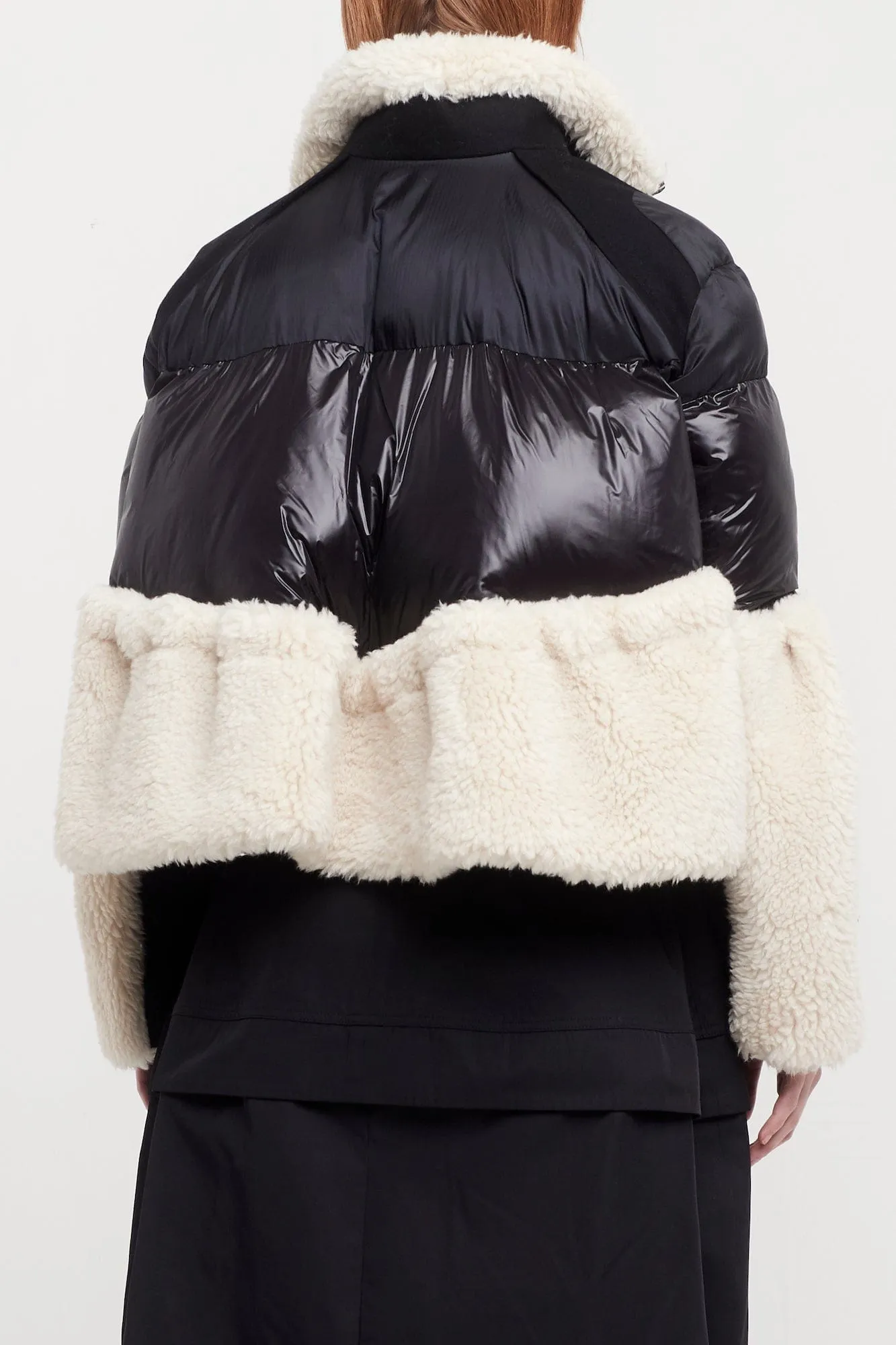 Sacai Faux Shearling Padded Blouson